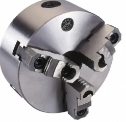 Manual Lathe Chuck: 6", 3 Jaw, Self-Centering