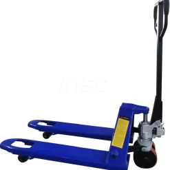 Manual Pallet Truck: 7700 lb Capacity, 27" OAW, 48" Forks, 3" Lowered Height, 7-1/2" Lifting Height