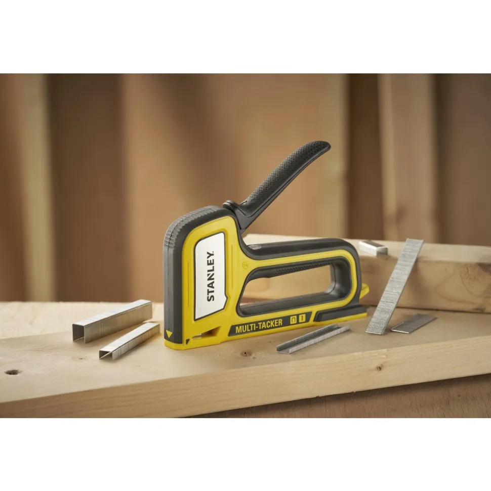 Manual Tackers: Tacker Type: Multi-Tacker; Crown Type: Narrow Crown; Duty Level: Light; Nail Type: Brad Nails