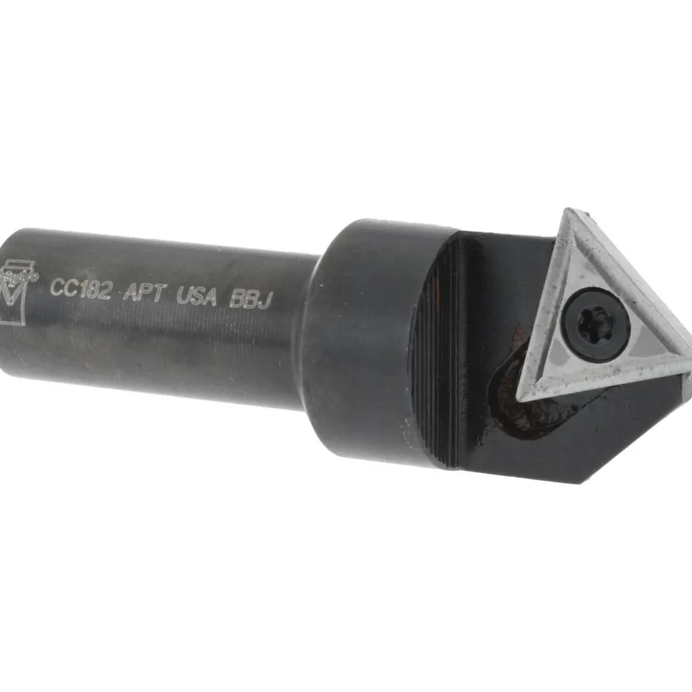 3/4" Max Dia, 1/2" Shank Dia, 82° Included Angle, Indexable Countersink