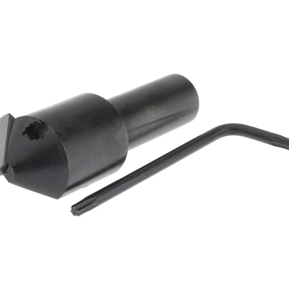3/4" Max Dia, 1/2" Shank Dia, 82° Included Angle, Indexable Countersink
