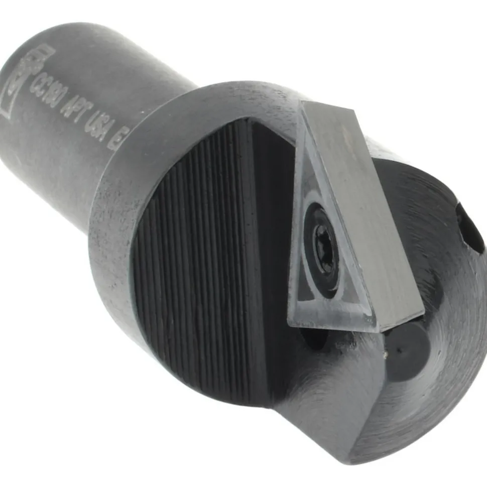 3/4" Max Dia, 1/2" Shank Dia, 90° Included Angle, Indexable Countersink