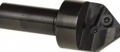 0.94" Max Dia, 1/2" Shank Dia, 0.39" LOC, 82° Included Angle, Indexable Countersink