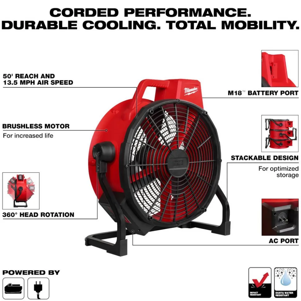 M18™ Brushless 18" Fan