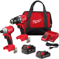 M18™ Compact Brushless 2-Tool Combo Kit, Hammer Drill/Impact Driver