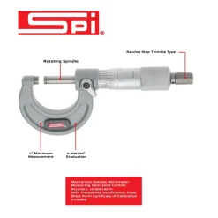 Mechanical Outside Micrometer: 1