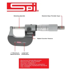 Mechanical Outside Micrometer: 1