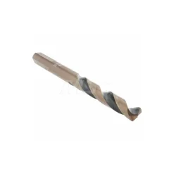 Mechanics Drill Bit: 1/4" Dia, 135 ° Point, High Speed Steel, Weldon Shank, Split Point