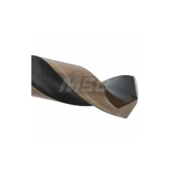 Mechanics Drill Bit: 1/2" Dia, 135 ° Point, High Speed Steel, Weldon Shank, Split Point
