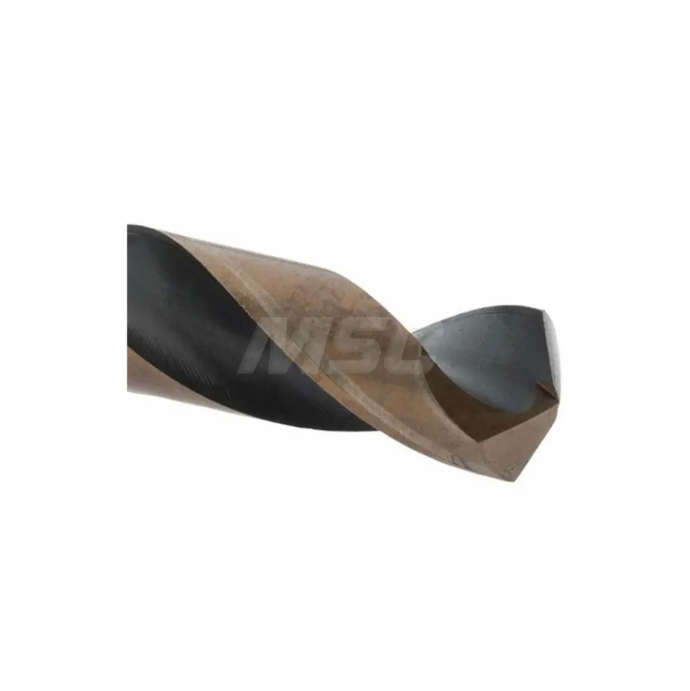 Mechanics Drill Bit: 1/2" Dia, 135 ° Point, High Speed Steel, Weldon Shank, Split Point