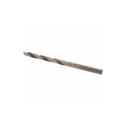 Mechanics Drill Bit: 9/64" Dia, 135 ° Point, High Speed Steel, Straight-Cylindrical Shank, Split Point