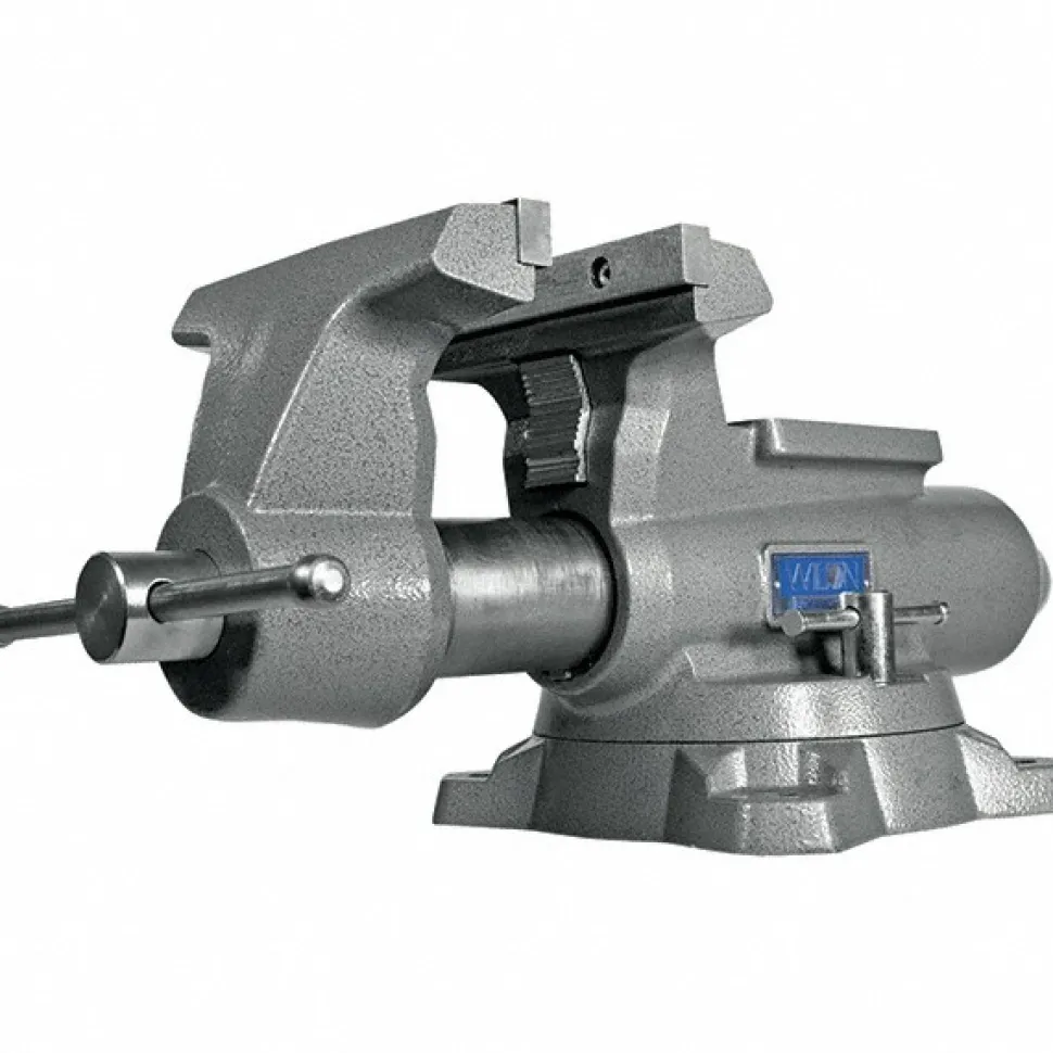 Mechanics Pro Bench Vise: 8" Jaw Width, 8-1/2" Jaw Opening