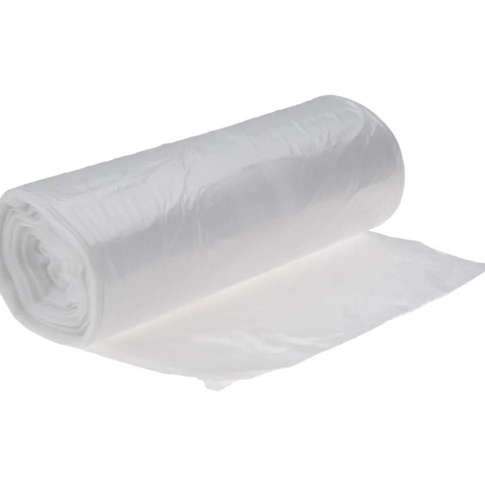 Medium Duty Trash Bags: 60.000 gal, 0.8 mil, Pack of 100
