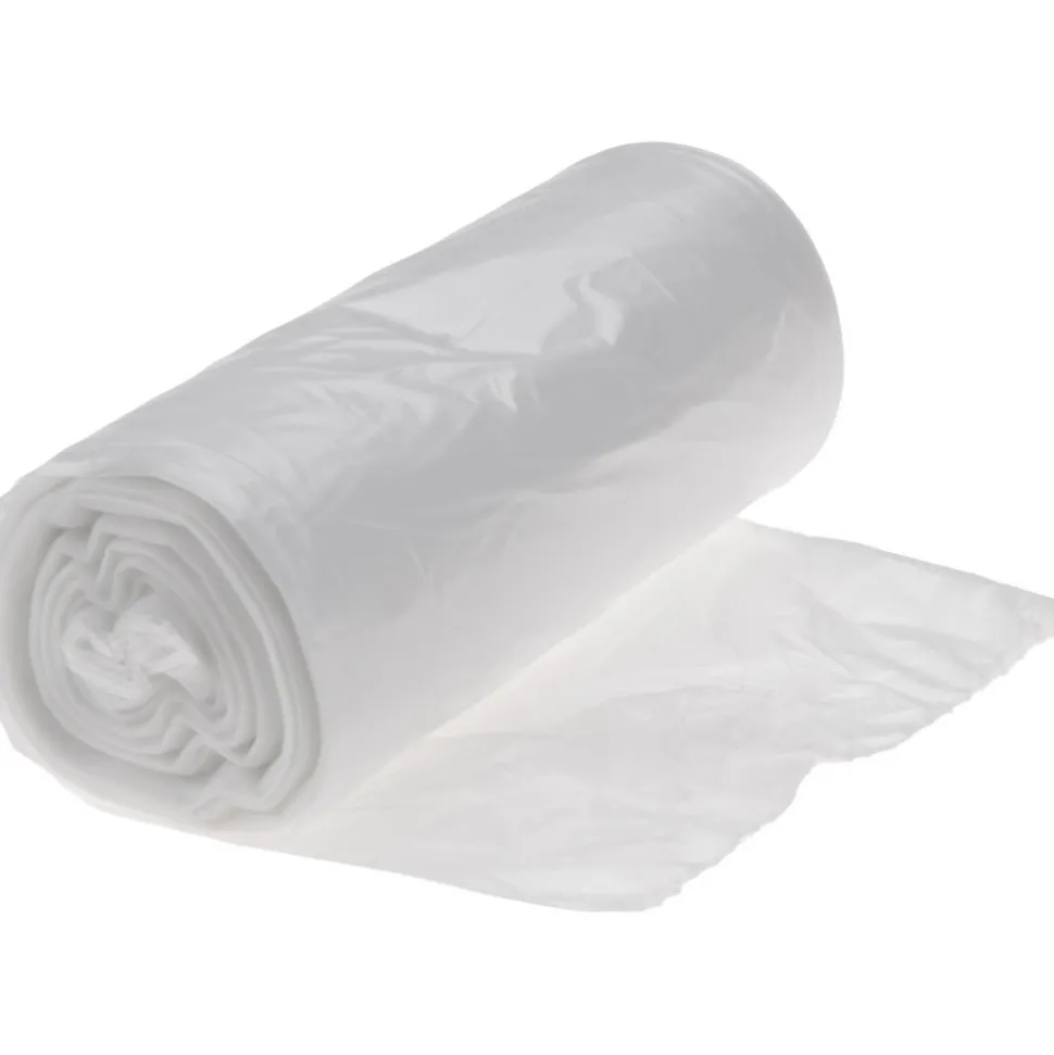 Medium Duty Trash Bags: 10.000 gal, 0.6 mil, Pack of 500