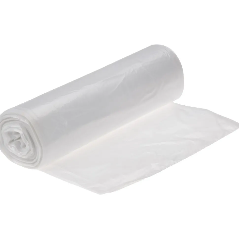 Medium Duty Trash Bags: 56.000 gal, 0.8 mil, Pack of 100