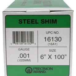 Metal Shim Stock: Roll, 0.0010