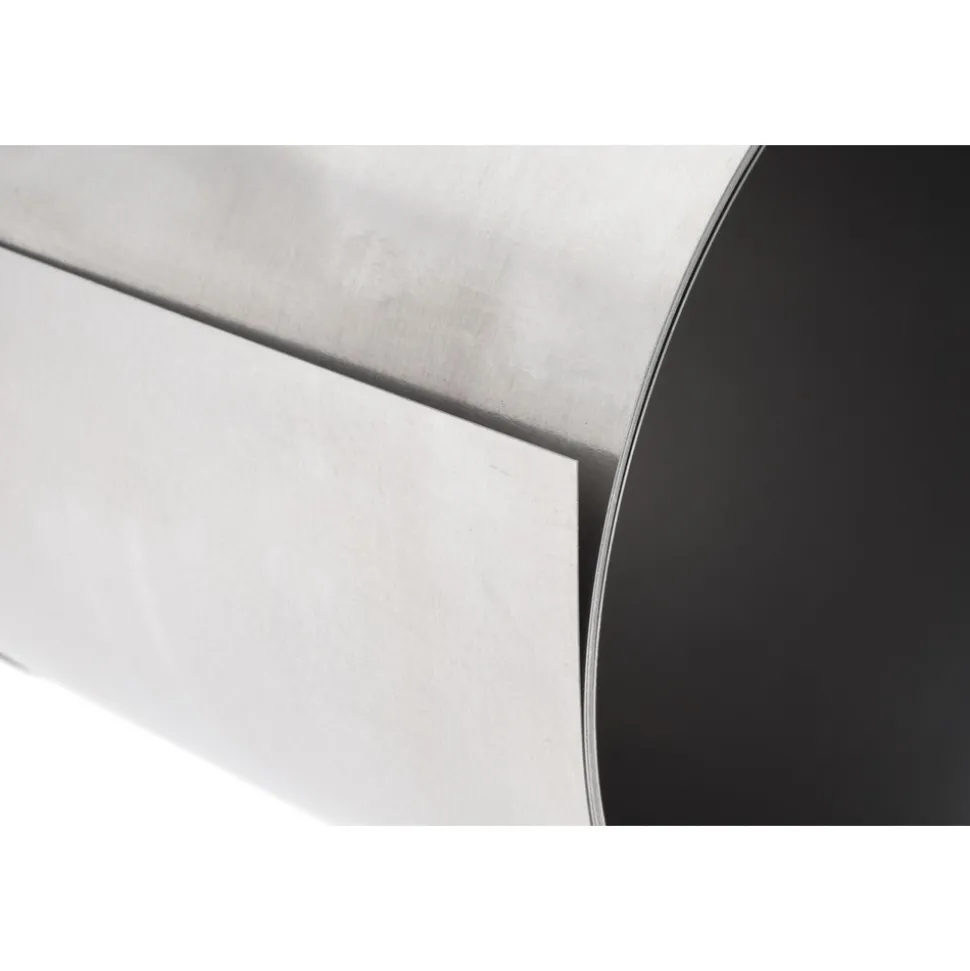 Metal Shim Stock: Roll, 0.0150" Thick, 120" Long, 12" Wide, 1010 Steel