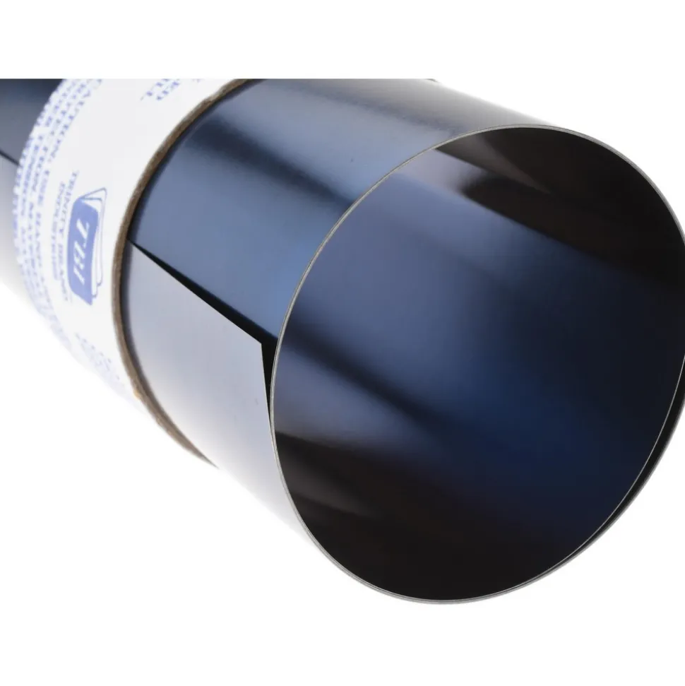 Metal Shim Stock: Roll, 0.0040" Thick, 50" Long, 6" Wide, 1095 & Blue Tempered Spring Steel
