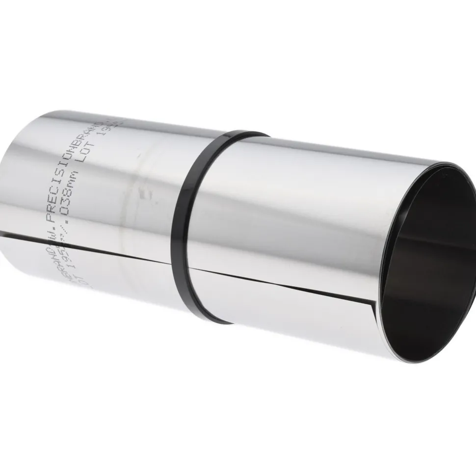 Metal Shim Stock: Roll, 0.0015" Thick, 100" Long, 6" Wide, 1010 Steel