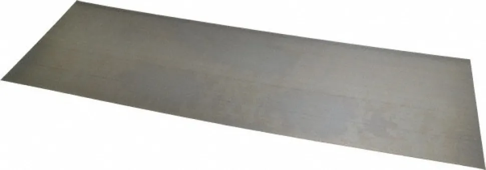 Metal Shim Stock: Sheet, 0.0200" Thick, 18" Long, 6" Wide, 1008/1010 Steel