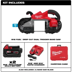 M18 FUEL™ Dual Trigger Deep Cut Band Saw Kit: 44.875