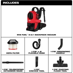 M18 FUEL™ 3-in-1 Backpack Vacuum