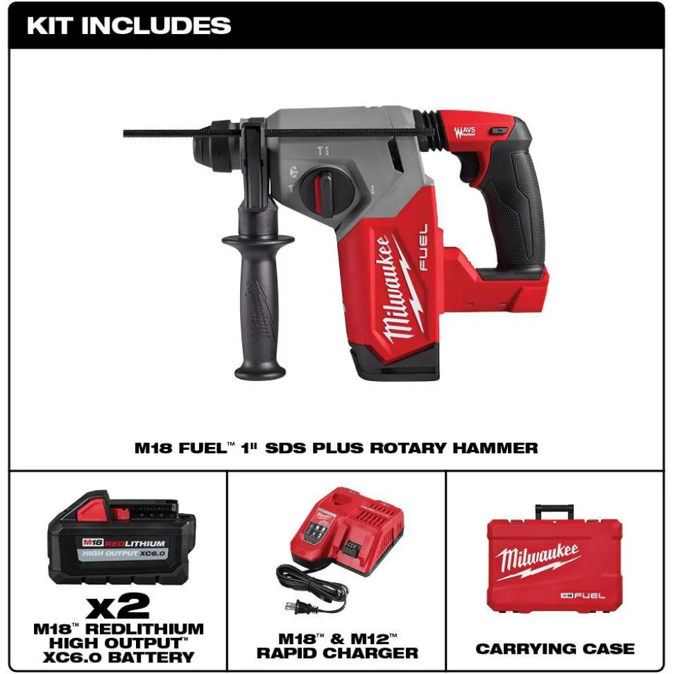 M18 FUEL™ 1" SDS Plus Rotary Hammer Kit