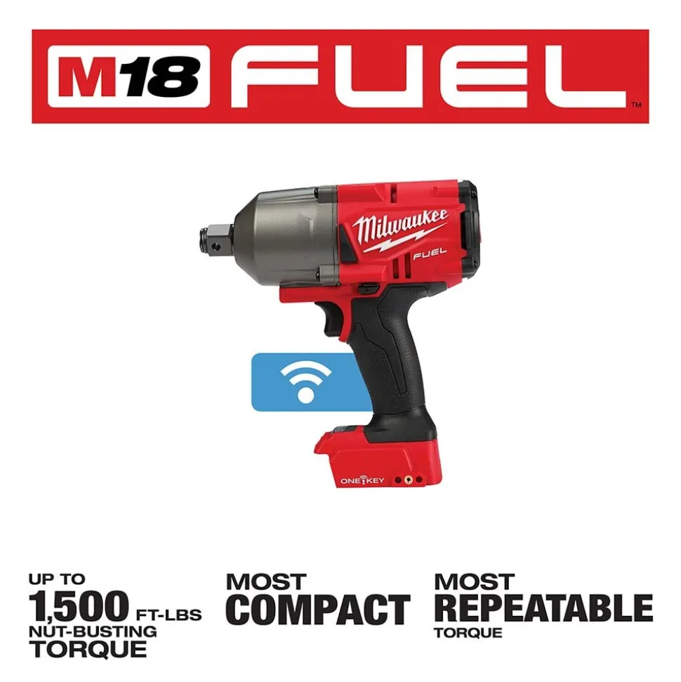 M18 FUEL™ w/ ONE-KEY™ High Torque Impact Wrench 3/4" Friction Ring (Bare Tool)