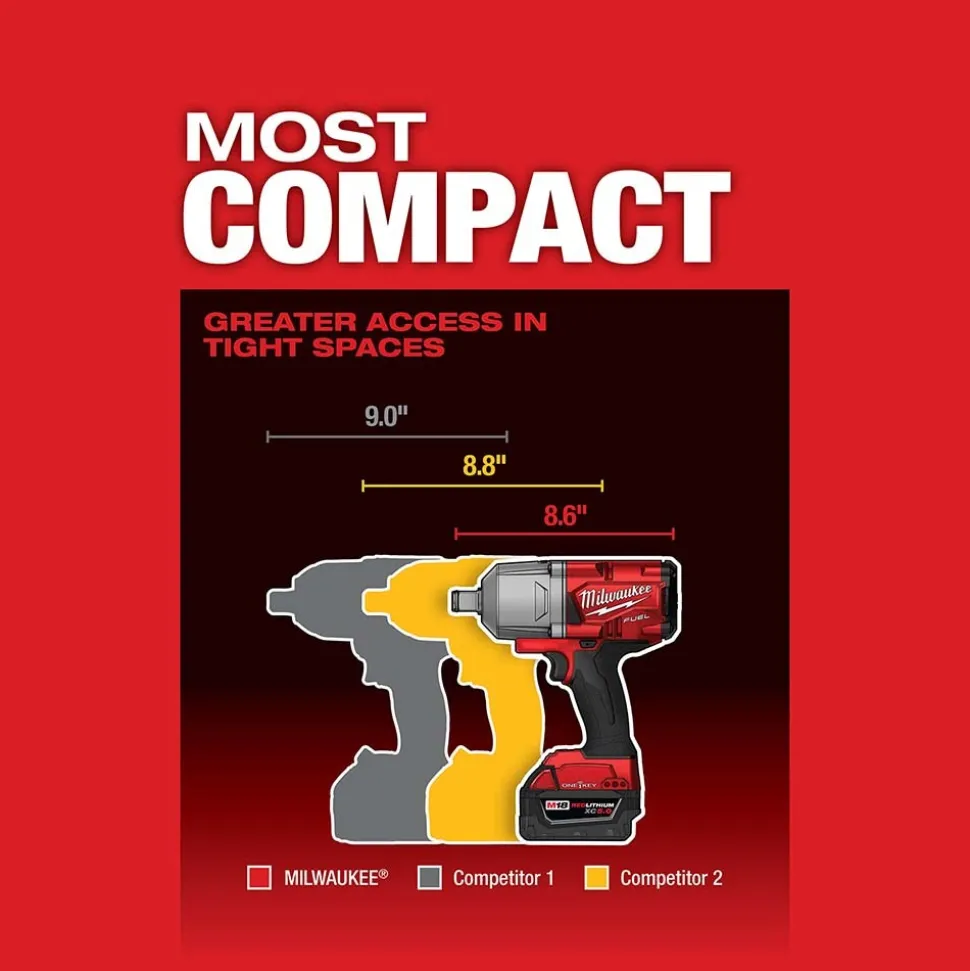 M18 FUEL™ w/ ONE-KEY™ High Torque Impact Wrench 3/4" Friction Ring (Bare Tool)