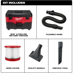 M18™ 2-Gallon Wet/Dry Vacuum