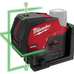 M12™ Green Cross Line & Plumb Points Laser