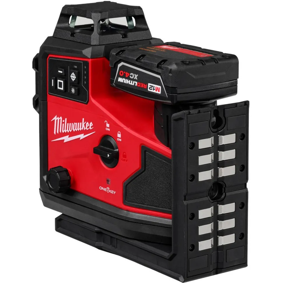 M12™ Green 360° 3-Plane Laser with Automatic Alignment & Receiver