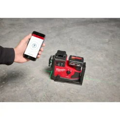 M12™ Green 360° 3-Plane Laser with Automatic Alignment & Receiver