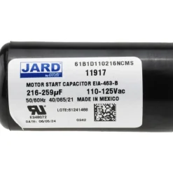216-259 Microfarad Motor Capacitor
