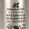 6 Microfarad Rating, Plastic, Blower Capacitor
