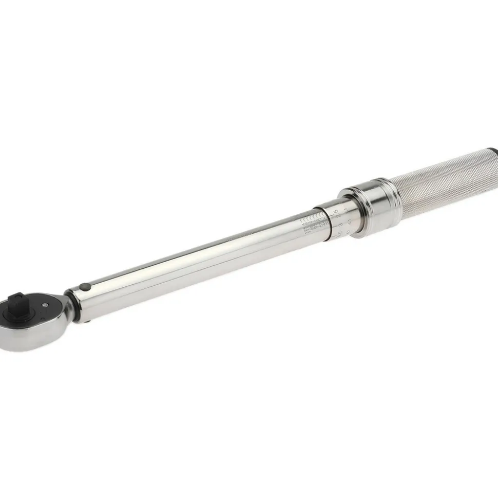 Micrometer Torque Wrench: 3/8 in Drive