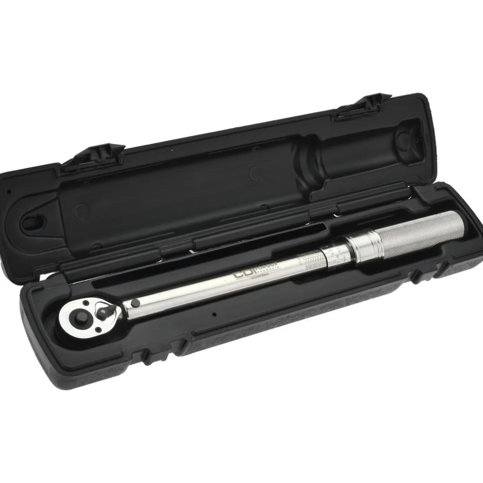 Micrometer Torque Wrench: 3/8 in Drive