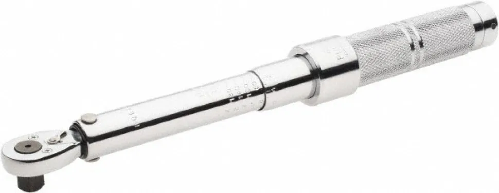 Micrometer Torque Wrench: 3/8 in Drive