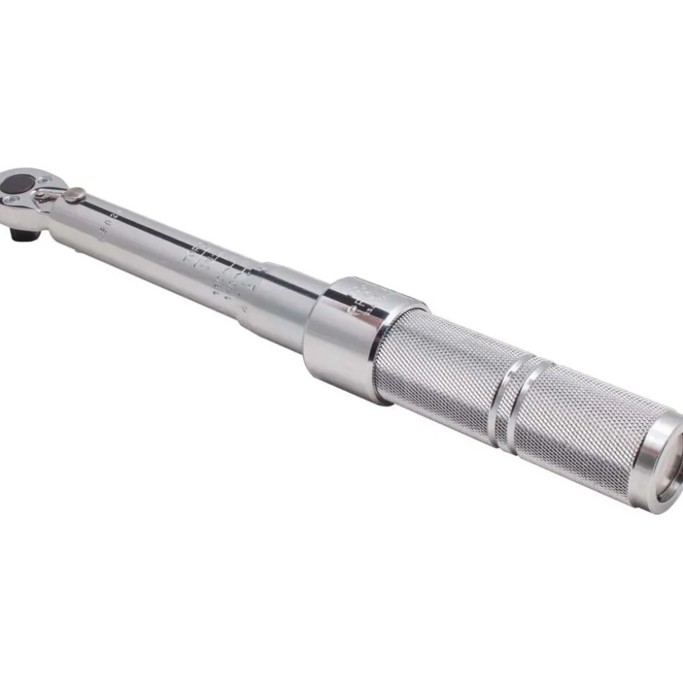 Micrometer Torque Wrench: 3/8 in Drive