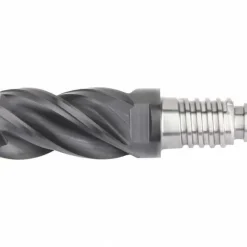 1" Mill Dia, 1-1/2" LOC, 88.5mm OAL, 4 Flute Square End Mill Head