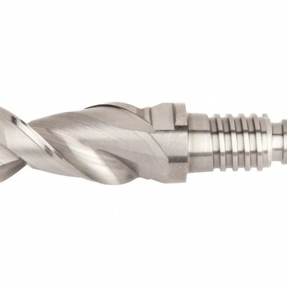 3/4" Mill Dia, 1-1/8" LOC, 66.8mm OAL, 2 Flute Square End Mill Head