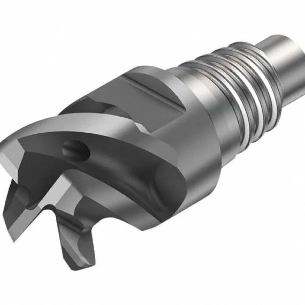 1/2" Mill Dia, 0.315" LOC, 0.315" OAL, 4 Flute Square End Mill Head