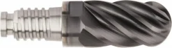 1" Mill Dia, 1-1/2" LOC, Solid Carbide Ball End Mill Head