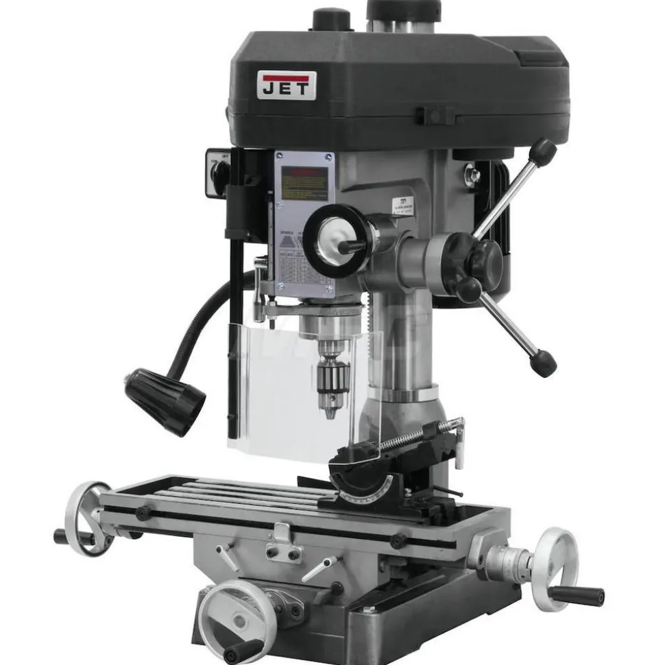 Mill Drill Machine: 14" x 5-1/2" Travel
