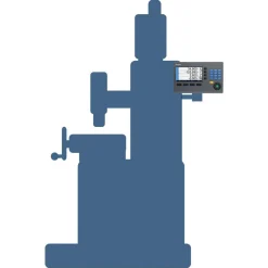 Milling DRO System: 3 Axes, Glass Scale, 35" X-Axis Travel, 13" Y-Axis Travel, 4" Z-Axis Travel