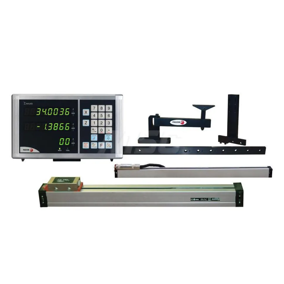 Milling DRO System: 2 Axes, 40" X-Axis Travel, 18" Y-Axis Travel