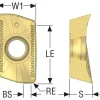 Milling Inserts: Insert Style: XOMX; Insert Size: 12; Insert Material: Solid Carbide; Insert Shape: Parallelogram