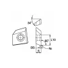 Milling Inserts: Insert Style: BGHX; Insert Size: 15; Insert Material: Solid Carbide; Insert Shape: Irregular
