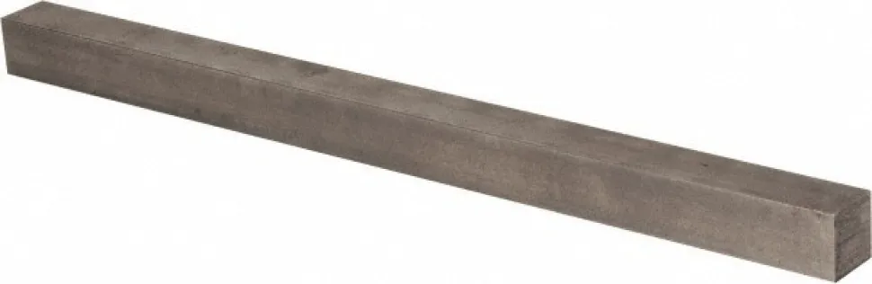 Mill Key Stock: 3/4" High, 3/4" Wide, 12" Long, Low Carbon Steel, Plain Finish
