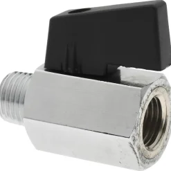 Miniature Manual Ball Valve: 1/4" Pipe